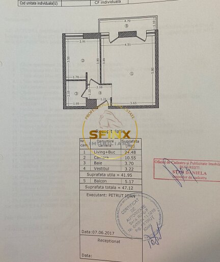 Comision 0%! 2 camere Hercesa Basarabia Costin Georgian centrala parcare boxa 